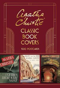 Cover image for Agatha Christie Classic Book Covers: 100 Postcards