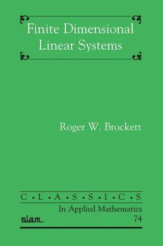 Cover image for Finite Dimensional Linear Systems