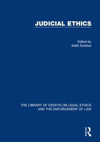 Cover image for Judicial Ethics