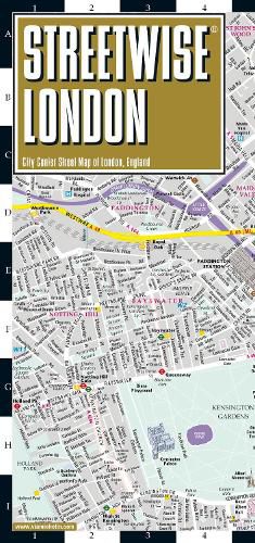 Cover image for Streetwise London Map - Laminated City Center Street Map of London, England