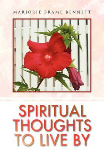 Cover image for Spiritual Thoughts to Live by