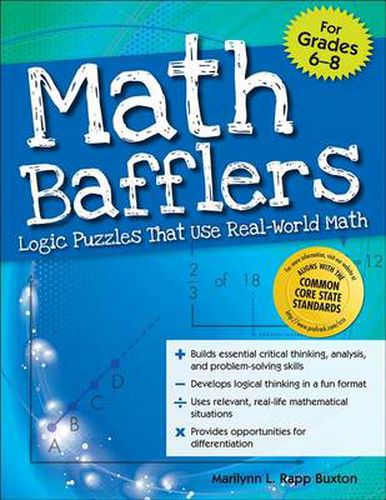 Cover image for Math Bafflers: Logic Puzzles That Use Real-World Math