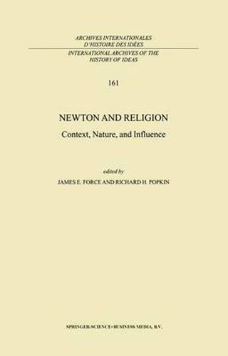 Cover image for Newton and Religion: Context, Nature, and Influence