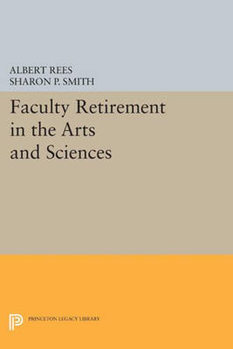 Cover image for Faculty Retirement in the Arts and Sciences