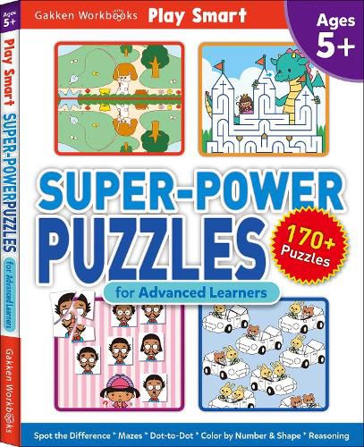 Cover image for Play Smart Super-Power Puzzles for Advanced Learners