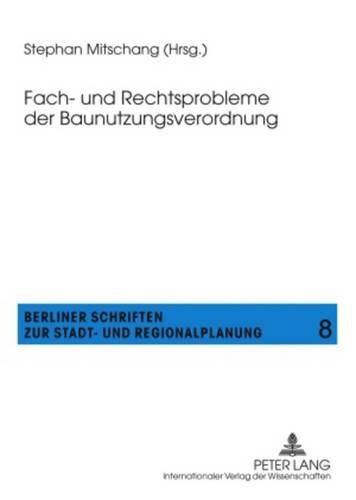 Cover image for Fach- Und Rechtsprobleme Der Baunutzungsverordnung