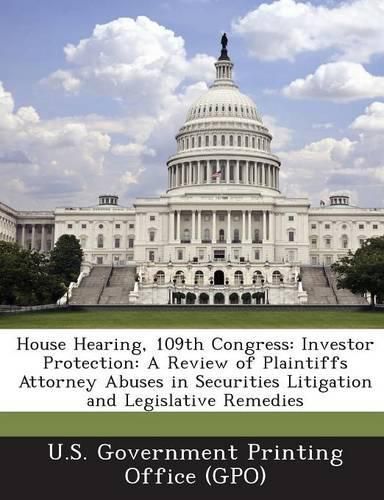 Cover image for House Hearing, 109th Congress