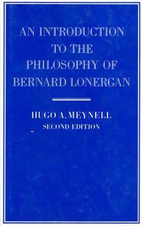 Cover image for An Introduction to the Philosophy of Bernard Lonergan