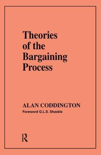 Cover image for Theories of the Bargaining Process