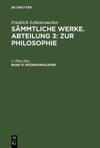 Cover image for Erziehungslehre