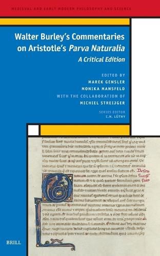 Cover image for Walter Burley's Commentaries on Aristotle's Parva Naturalia