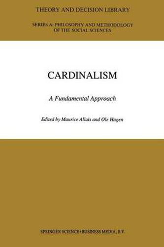 Cover image for Cardinalism: A Fundamental Approach