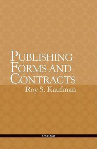 Cover image for Publishing Forms and Contracts