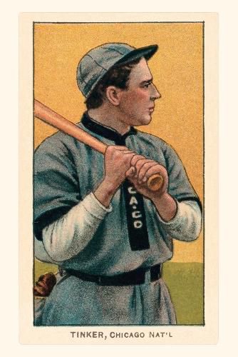 Cover image for Vintage Journal Early Baseball Card, Joe Tinker