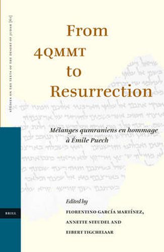 Cover image for From 4QMMT to Resurrection: Melanges qumraniens en hommage a Emile Puech