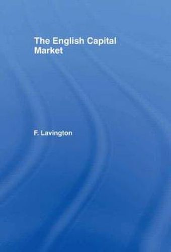 Cover image for The English Capital Market