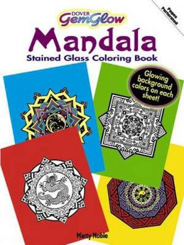 Cover image for Gemglow Stained Glass Coloring Book: Mandala