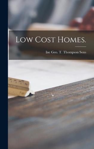 Cover image for Low Cost Homes.