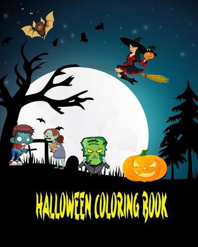 Cover image for Halloween Coloring Book