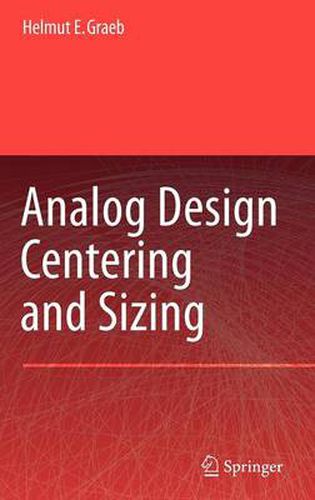 Cover image for Analog Design Centering and Sizing