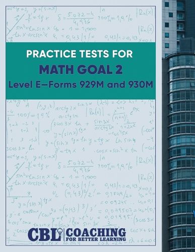 Cover image for Practice Tests for CASAS Math GOAL 2 Level E, Forms 929M and 930M