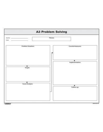 Cover image for A3 Problem Solving Form