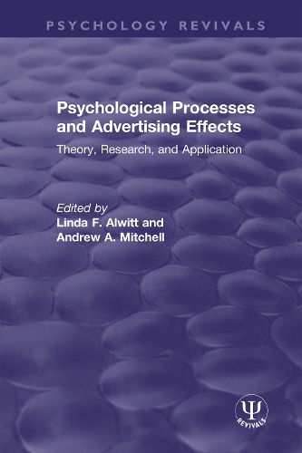 Cover image for Psychological Processes and Advertising Effects