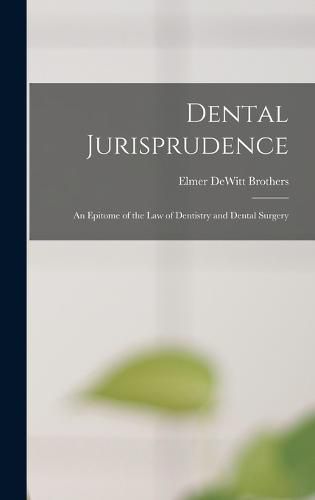 Cover image for Dental Jurisprudence