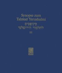 Cover image for Synopse zum Talmud Yerushalmi: Band III: Ordnung Nashim