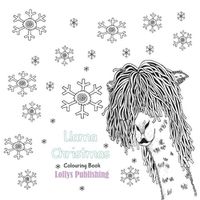 Cover image for Llama Christmas Colouring Book: Mindfulness Llama Colouring Book