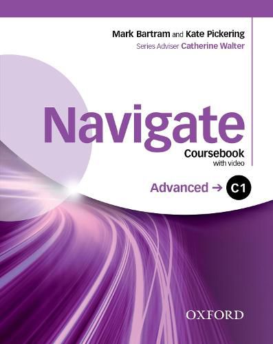 Cover image for Navigate: C1 Advanced: Coursebook, e-book and Oxford Online Skills Program