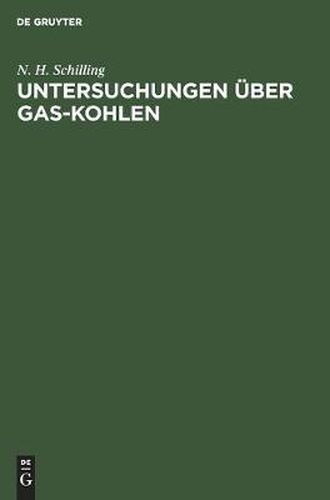 Cover image for Untersuchungen UEber Gas-Kohlen