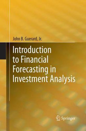 Cover image for Introduction to Financial Forecasting in Investment Analysis