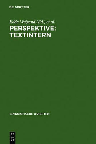 Cover image for Perspektive: textintern