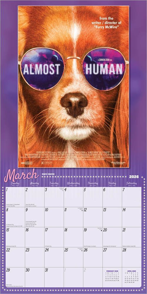 Best In Show 2026 Square Wall Calendar