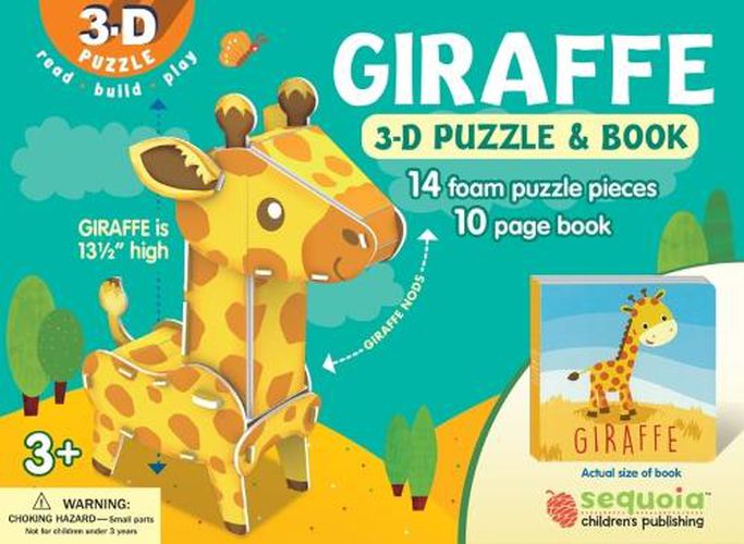 Cover image for Giraffe: Wildlife 3D Puzzle and Book