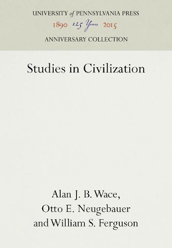 Cover image for Studies in Civilization
