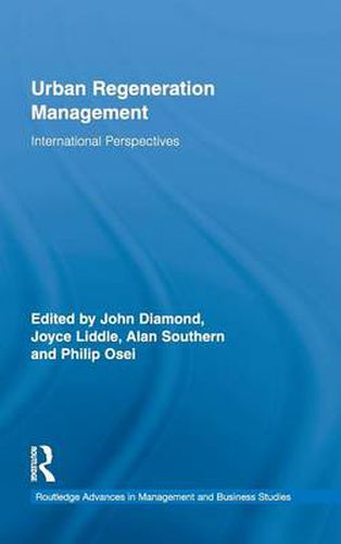 Cover image for Urban Regeneration Management: International Perspectives