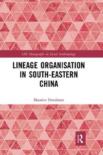 Cover image for Lineage Organization in Southeastern China