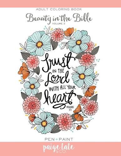 Cover image for Beauty in the Bible, Volume 2: Adult Coloring Book