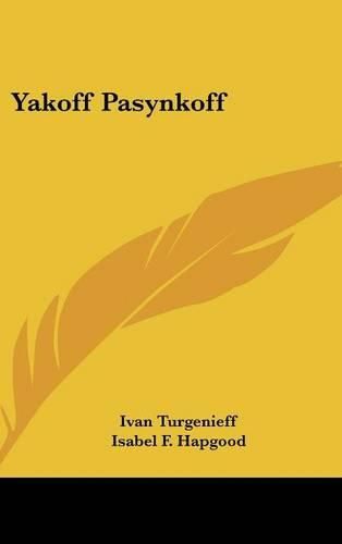 Cover image for Yakoff Pasynkoff