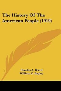 Cover image for The History of the American People (1919)