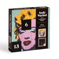 Cover image for Andy Warhol Marilyn 2-in-1 Sliding Wood Puzzle