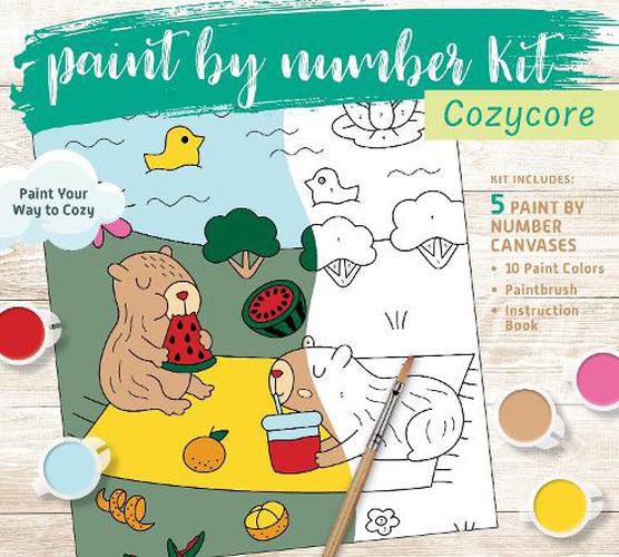 Cover image for Cozycore Paint by Number Kit