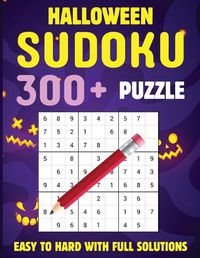 Cover image for Halloween Sudoku for Kids - Easy, Medium, Hard Sudoku Puzzle for Kids