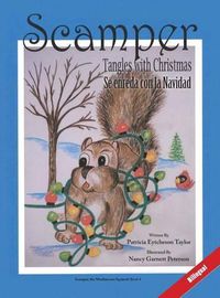 Cover image for Scamper Tangles with Christmas - Bilingual