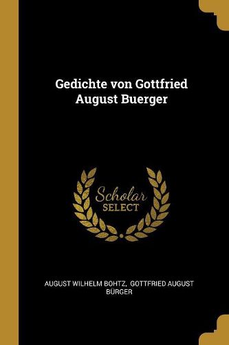 Cover image for Gedichte von Gottfried August Buerger