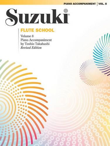 Cover image for Suzuki Flute School Piano Acc., Volume 8 (Revised)