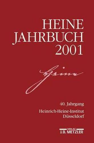 Cover image for Heine- Jahrbuch 2001: 40.Jahrgang
