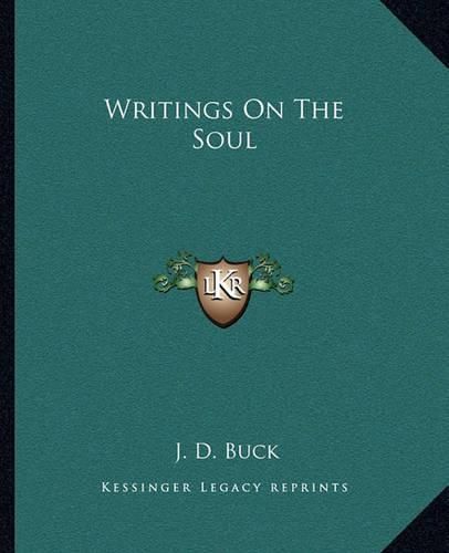 Cover image for Writings on the Soul
